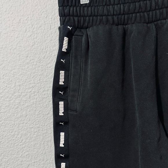 Puma Black Big Boy Athletic Joggers Pants Size S - Picture 5 of 16